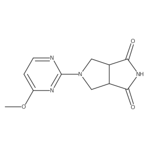 5-(4-Methoxypyrimidin-2-yl)-octahydropyrrolo[3,4-c]pyrrole-1,3-dione Structure