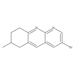 3-bromo-7-methyl-6H,7H,8H,9H-cyclohexa[b]1,8-naphthyridine结构式