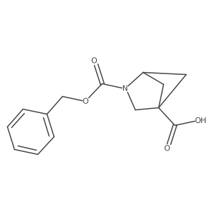 2-[(Benzyloxy)carbonyl]-2-azabicyclo[2.1.1]hexane-4-carboxylic acid Structure