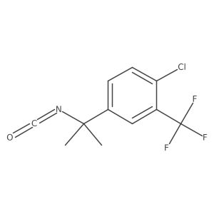 1-Chloro-4-(2-isocyanatopropan-2-yl)-2-(trifluoromethyl)benzene Structure