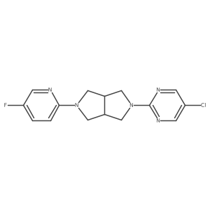 5-Chloro-2-[5-(5-fluoropyridin-2-yl)-octahydropyrrolo[3,4-c]pyrrol-2-yl]pyrimidine Structure