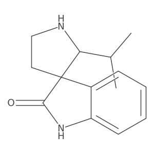 2'-Isopropylspiro[indoline-3,3'-pyrrolidin]-2-one Structure