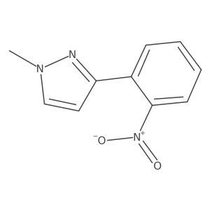 1-methyl-3-(2-nitrophenyl)-1H-pyrazole Structure