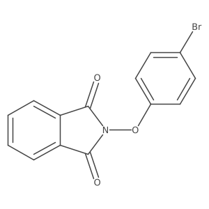 2-(4-Bromophenoxy)isoindoline-1,3-dione结构式