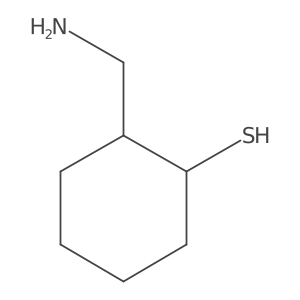 2-(Aminomethyl)cyclohexane-1-thiol Structure