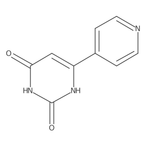6-(pyridin-4-yl)pyrimidine-2,4(1H,3H)-dione结构式