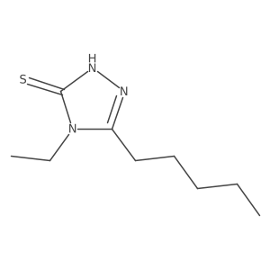 4-ethyl-5-pentyl-4H-1,2,4-triazole-3-thiol Structure