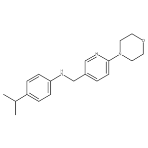 (4-Isopropylphenyl)[(6-morpholinopyridin-3-yl)methyl]amine Structure