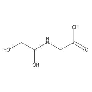 N-(1,2-Dihydroxyethyl)glycine Structure