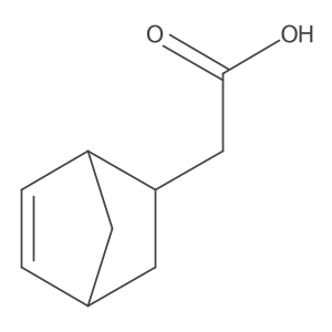 2-((1R,2R,4R)-Bicyclo[2.2.1]hept-5-en-2-yl)acetic acid Structure