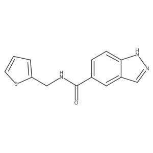 N-(2-thienylmethyl)-1H-Indazole-5-carboxamide结构式