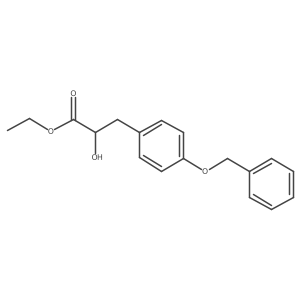 ethyl (R)-3-(4-benzyloxyphenyl)-2-hydroxypropionate结构式