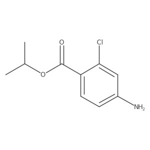 Propan-2-yl 4-amino-2-chlorobenzoate结构式