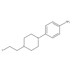 4-[4-(2-Fluoroethyl)-1-piperazinyl]benzenamine结构式