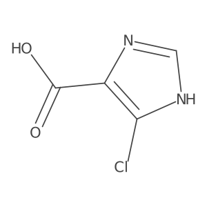 1H-Imidazole-4-carboxylic acid, 5-chloro-结构式