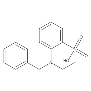 2-(Benzyl(ethyl)amino)benzenesulfonic acid结构式