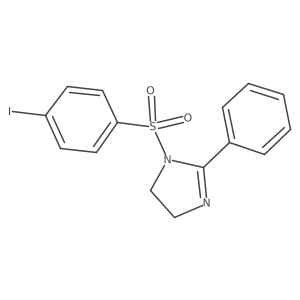 1-(4-iodobenzenesulfonyl)-2-phenyl-4,5-dihydro-1H-imidazole结构式