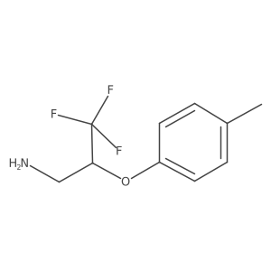 3,3,3-Trifluoro-2-P-tolyloxy-propylamine Structure