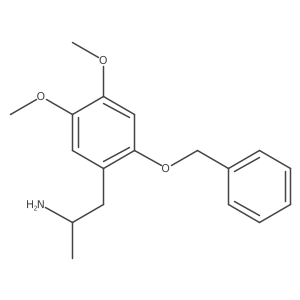 4,5-Dimethoxy-I+/--methyl-2-(phenylmethoxy)benzeneethanamine结构式