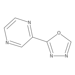 2-(1,3,4-Oxadiazol-2-yl)pyrazine Structure