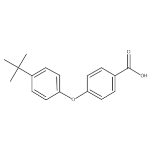 4-(4-Tert-butylphenoxy)benzoic acid结构式