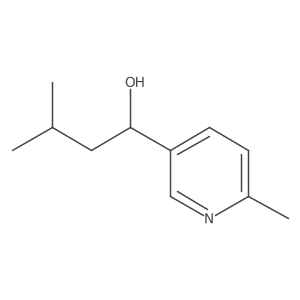 6-Methyl-alpha-(2-methylpropyl)-3-pyridinemethanol结构式