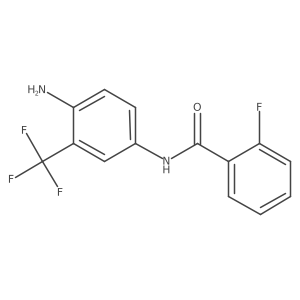 N-[4-amino-3-(trifluoromethyl)phenyl]-2-fluorobenzamide Structure