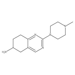 2-(4-Methylpiperazin-1-yl)-5,6,7,8-tetrahydroquinazolin-6-amine Structure