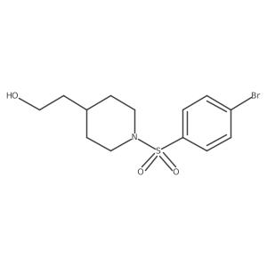 2-(1-((4-Bromophenyl)sulfonyl)piperidin-4-yl)ethanol Structure