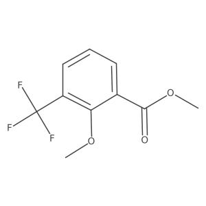 Methyl 2-methoxy-3-(trifluoromethyl)benzoate结构式