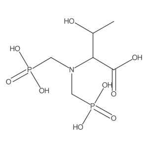 N,N-Bis(phosphonomethyl)-L-threonine Structure