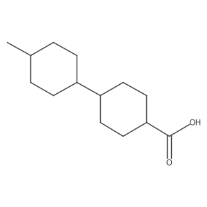 trans-4-(trans-4'-Methylcyclohexyl)cyclohexanecarboxylic acid结构式