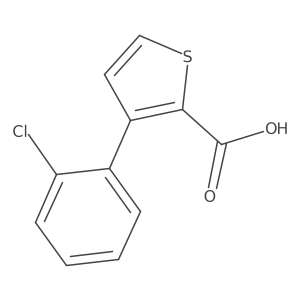 3-(2-Chlorophenyl)-2-thiophenecarboxylic acid结构式