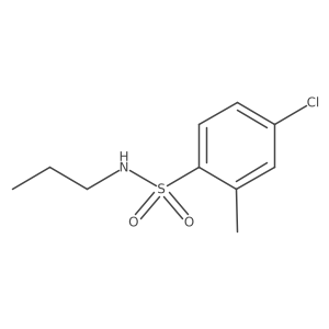4-chloro-2-methyl-N-propylbenzene-1-sulfonamide Structure