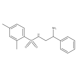 N-(2-Amino-2-phenylethyl)-2,4-dimethylbenzene-1-sulfonamide Structure