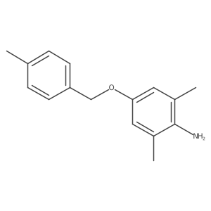 2,6-Dimethyl-4-[(4-methylphenyl)methoxy]aniline结构式