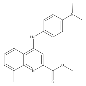 Methyl 4-{[4-(dimethylamino)phenyl]amino}-8-methylquinoline-2-carboxylate Structure