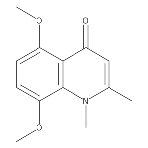 5,8-Dimethoxy-1,2-dimethylquinolin-4(1H)-one结构式