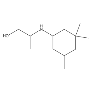 2-[(3,3,5-Trimethylcyclohexyl)amino]propan-1-ol结构式