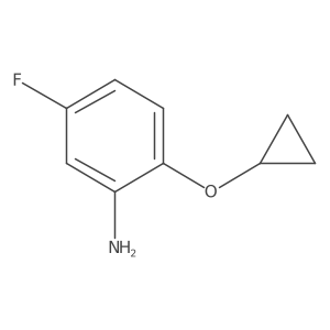2-Cyclopropoxy-5-fluoroaniline Structure