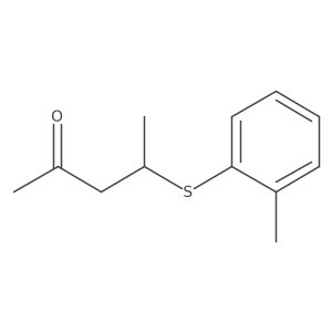 4-(O-tolylthio)pentan-2-one Structure