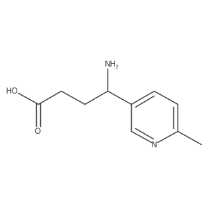 4-Amino-4-(6-methylpyridin-3-yl)butanoic acid Structure