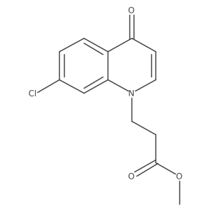 Methyl 3-(7-chloro-4-oxoquinolin-1(4H)-yl)propanoate Structure