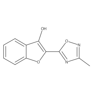 2-(3-Methyl-1,2,4-oxadiazol-5-yl)benzofuran-3-ol Structure