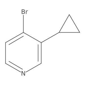 4-Bromo-3-cyclopropylpyridine Structure
