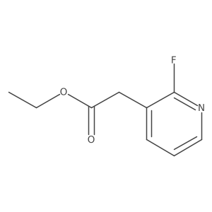 Ethyl 2-(2-fluoropyridin-3-YL)acetate Structure