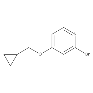 2-Bromo-4-cyclopropylmethoxy-pyridine Structure