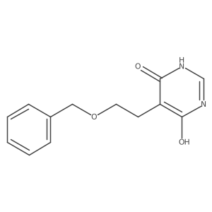 5-(2-(Benzyloxy)ethyl)pyrimidine-4,6-diol结构式