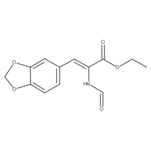 Ethyl 2-formamido (dioxo-phenyl) acrylate Structure