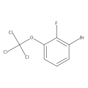 1-Bromo-2-fluoro-3-(trichloromethoxy)benzene Structure